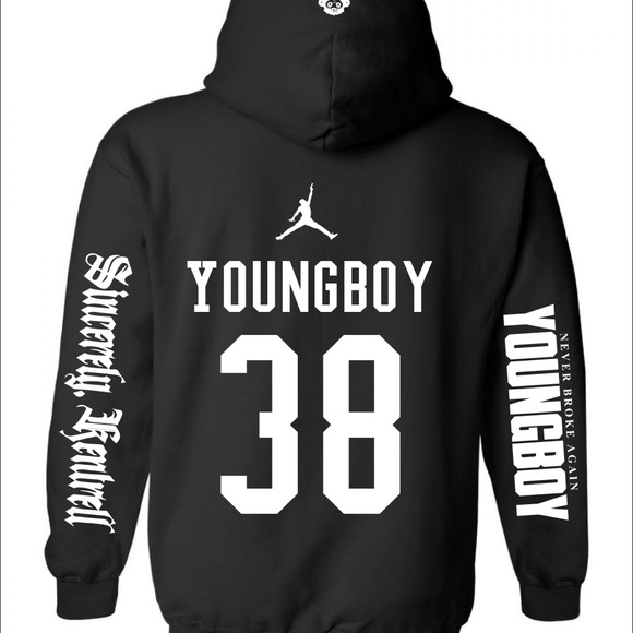 NBAYoungboy Sincerely, Kentrell 38 Baby Hoodie S-5 - Picture 2 of 2